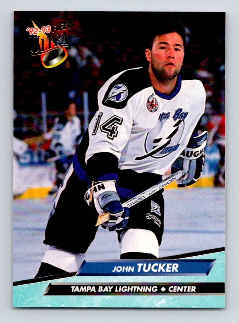 1992-93 Fleer Ultra #414 John Tucker Tampa Bay Lightning – Hockey Card  World Inc