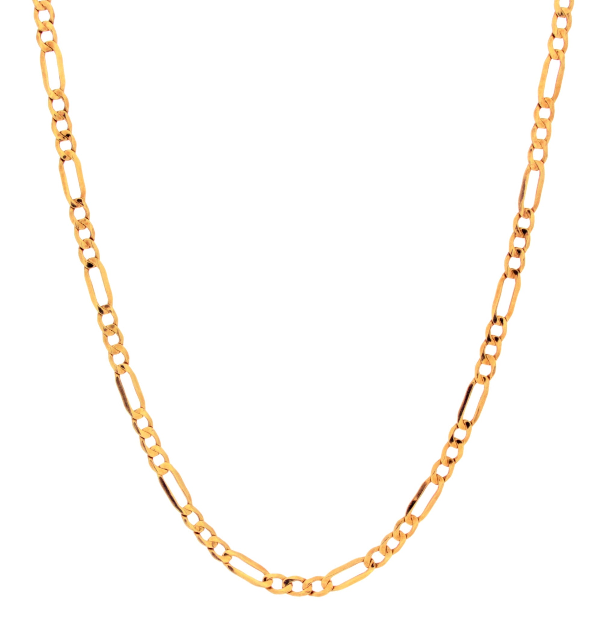 Estate 10k Yellow Gold 2.6mm Figaro Chain