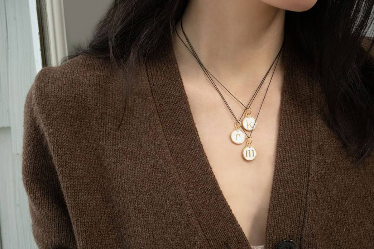 How To Wear An Initial Necklace