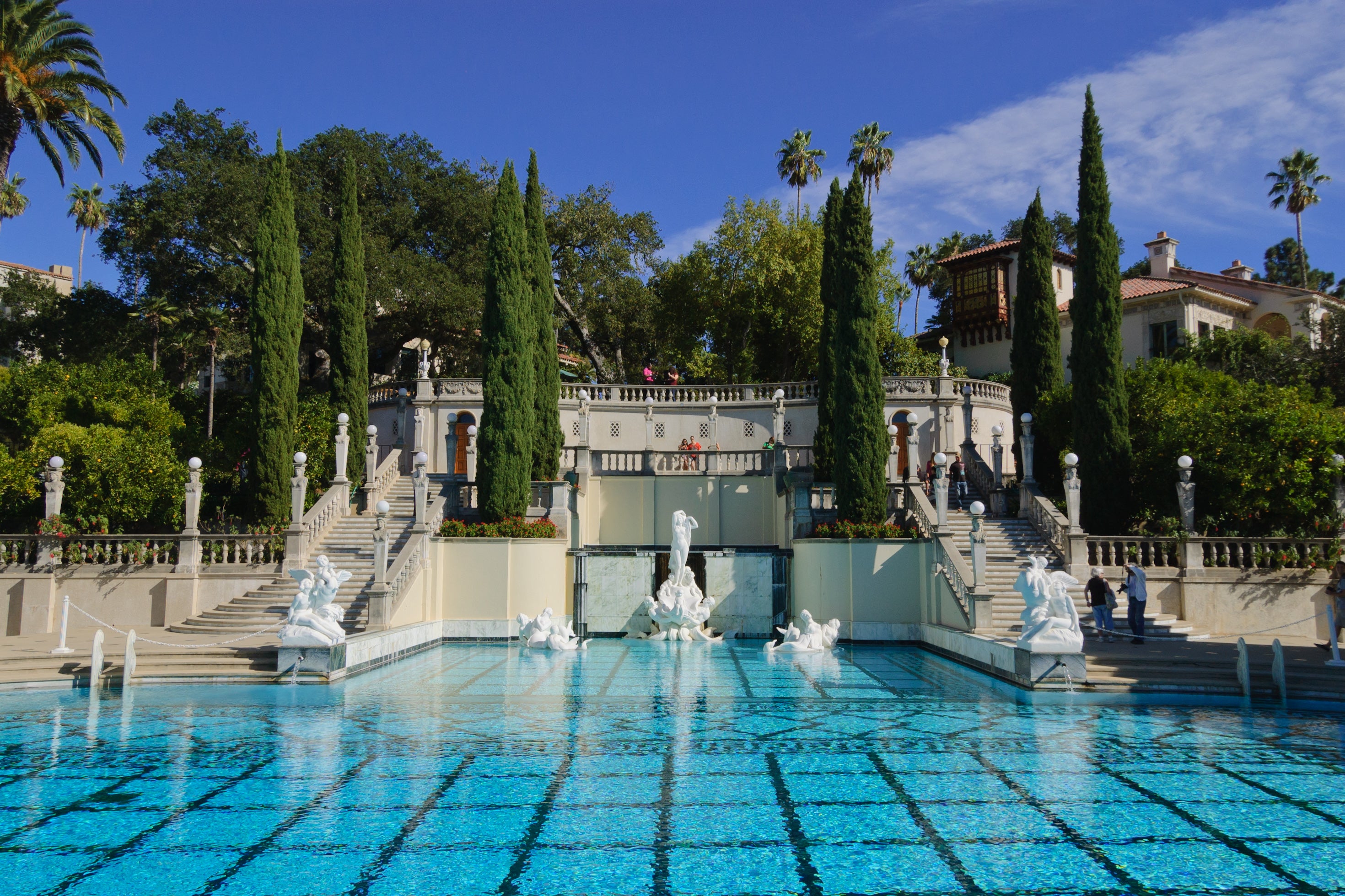 Neptune Pool at Hearst Castle <br>photographed by King of Hearts