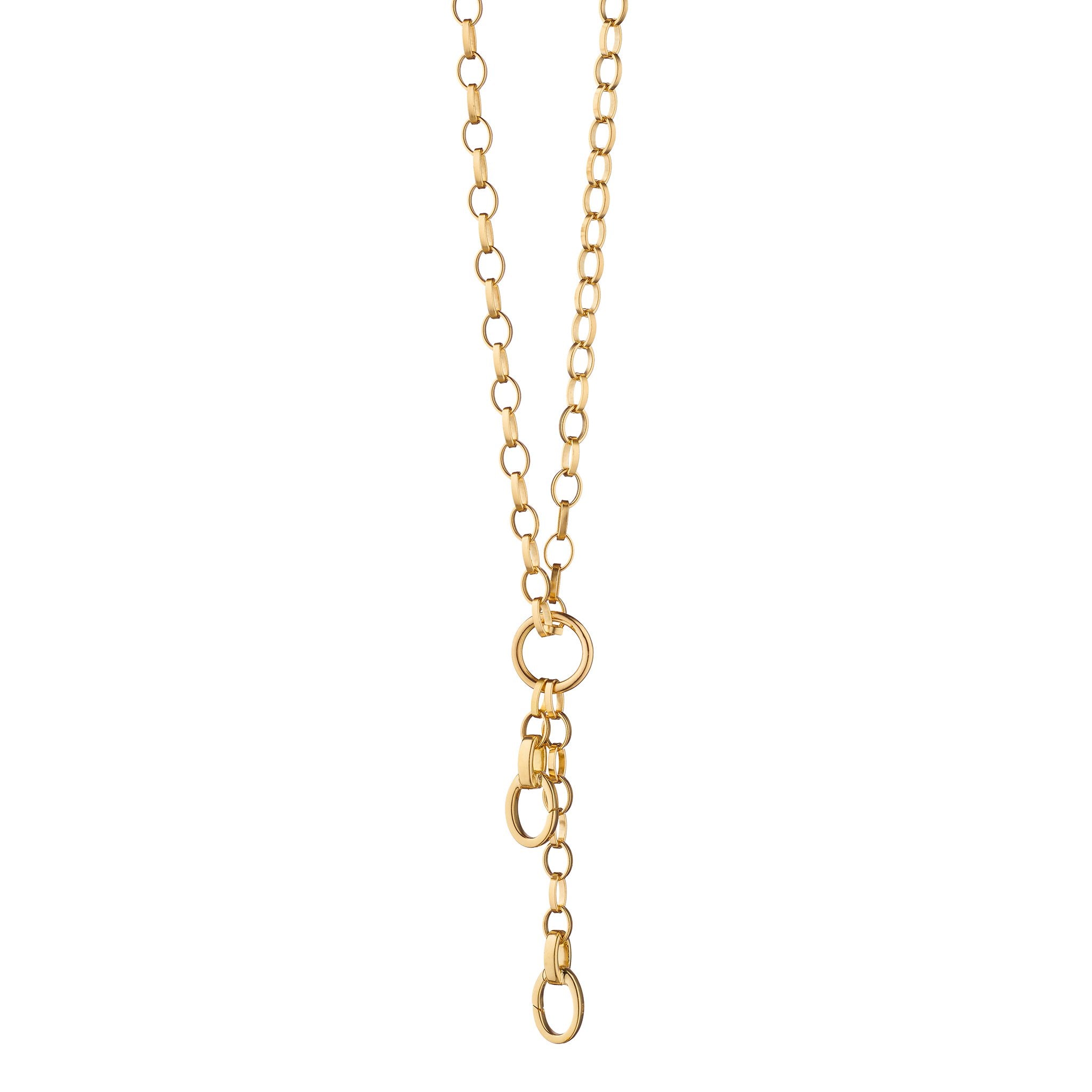 Marni Women's Mixed Charms Chain Necklace in Gold | LN-CC®