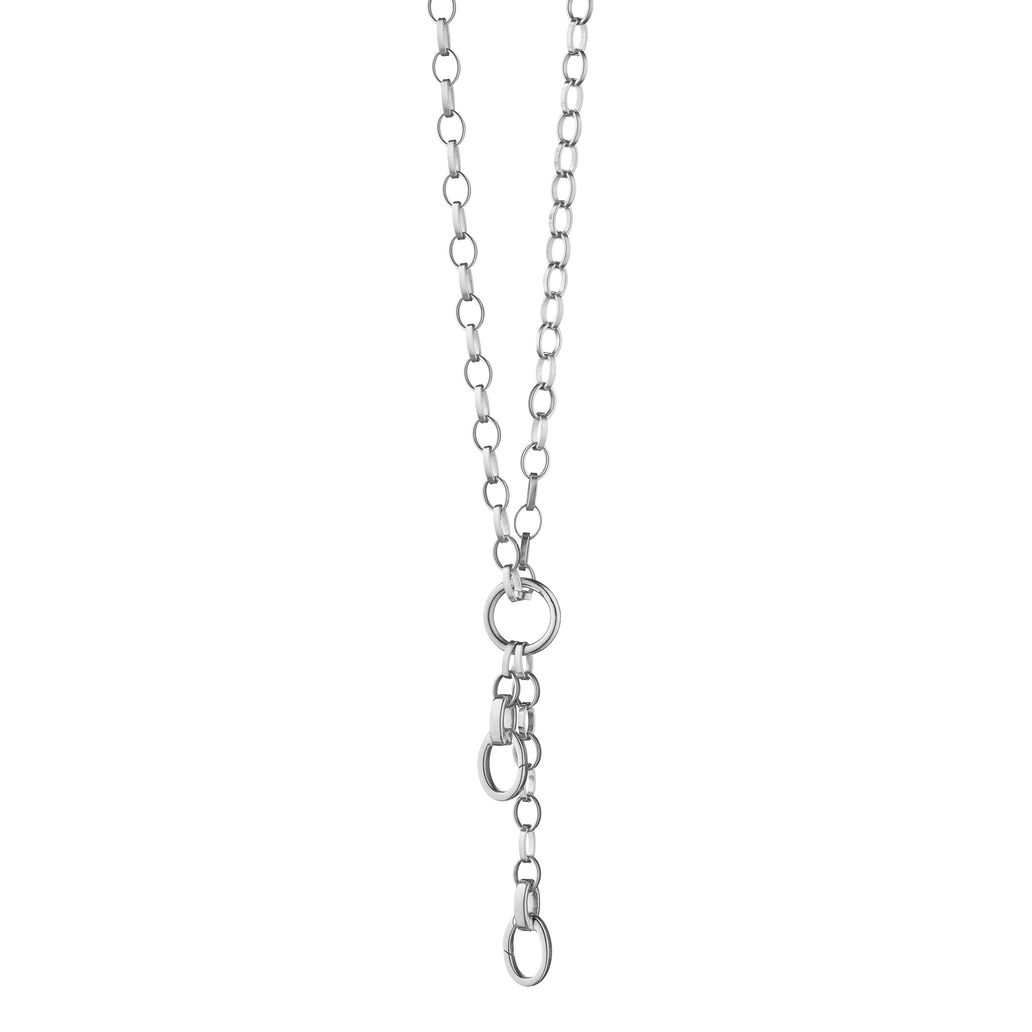 Design Your Own Silver Small Charm Necklace
