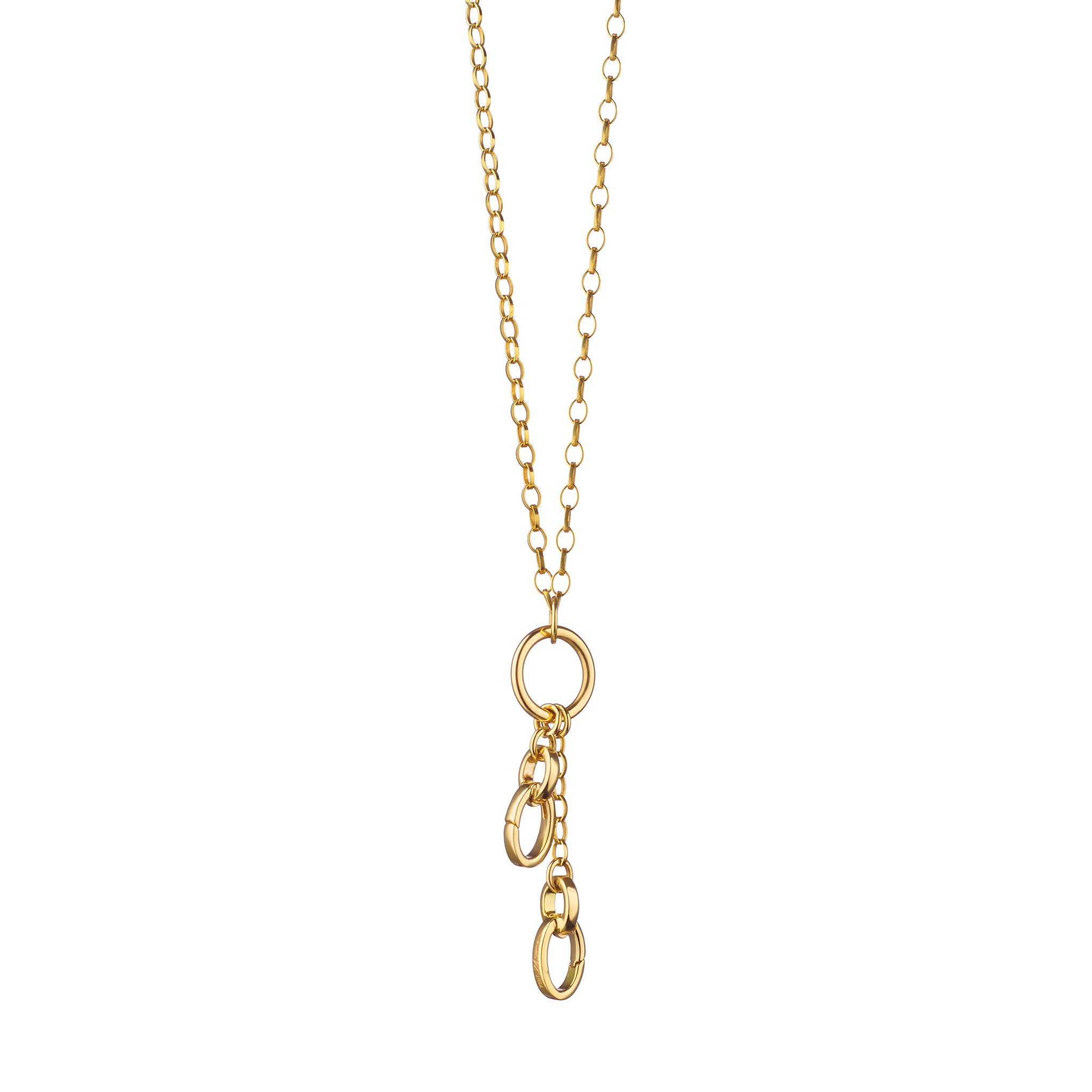 18ct Gold My Life in Seven Charm Necklace