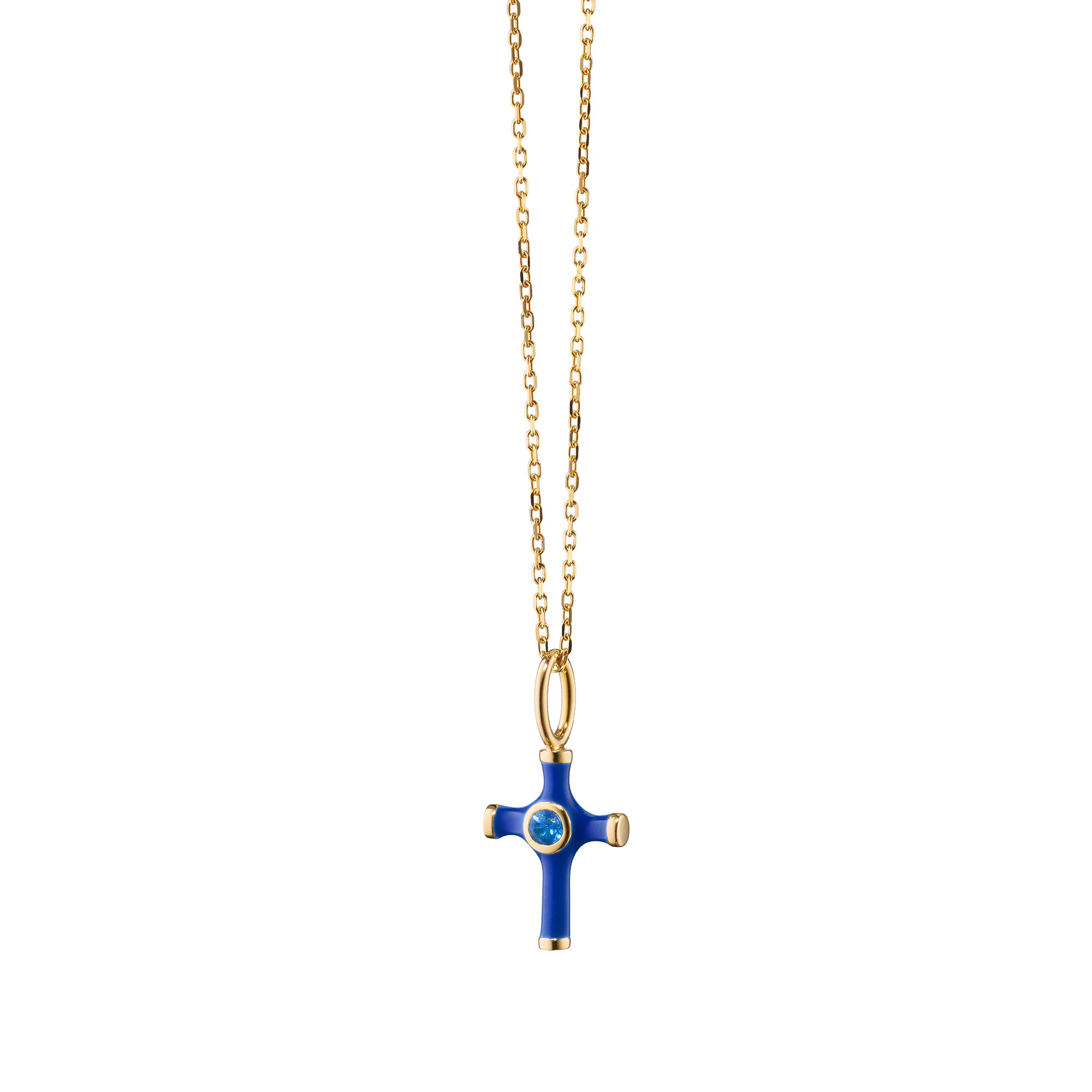 Monica Rich Kosann Diamond Stingray Balance Charm Necklace