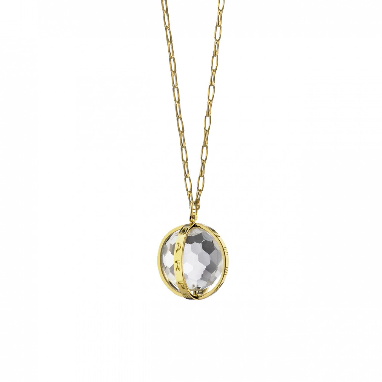 Custom 18K Gold Charm Necklace - Earth