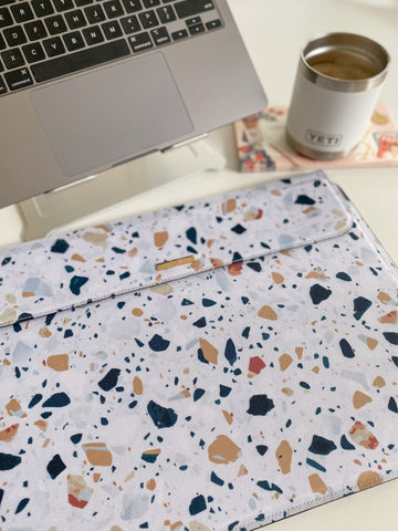 Confetti Print Foldable Laptop Sleeve by SONIX®