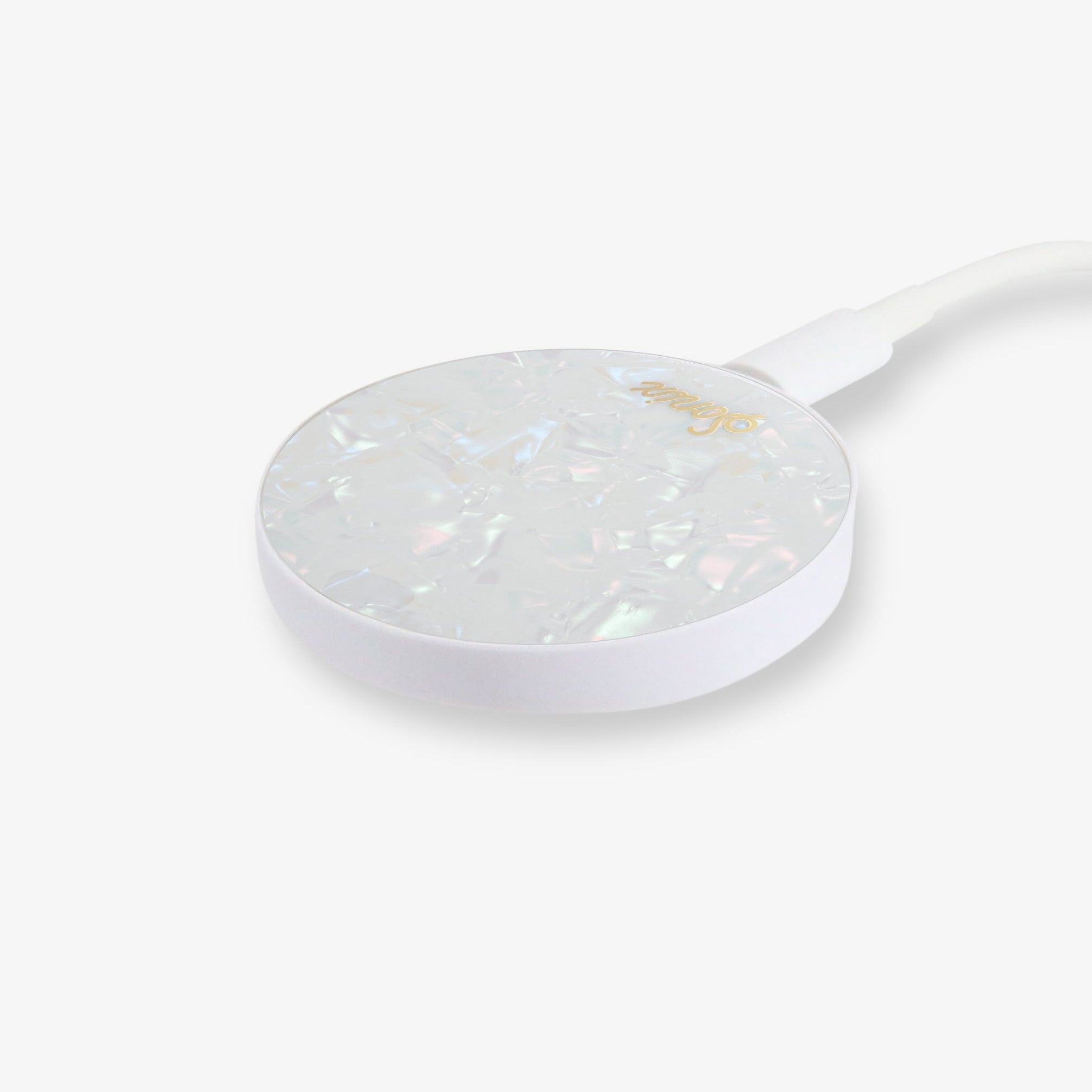 Magnetic Link , Wireless Charger - Pearl Tort