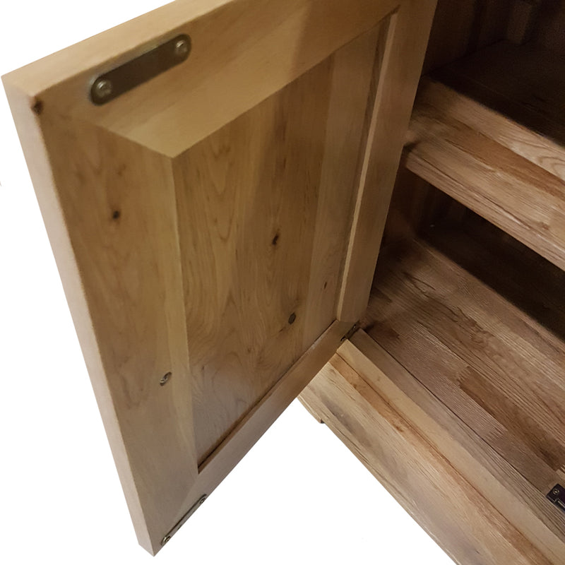French Oak Large Complete Dresser