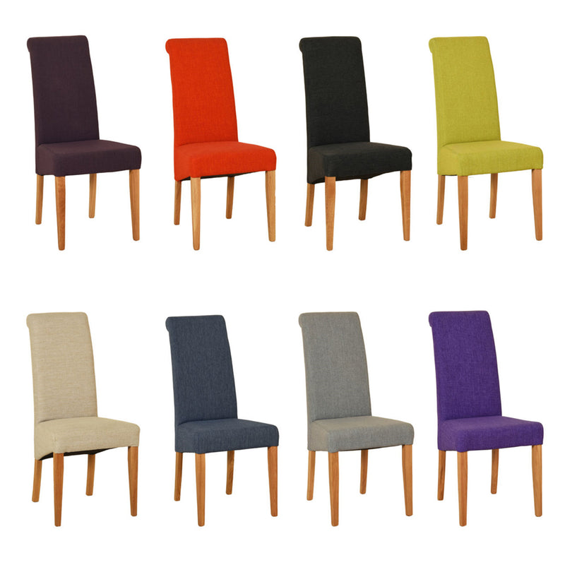 Purple Hampshire Fabric Chair
