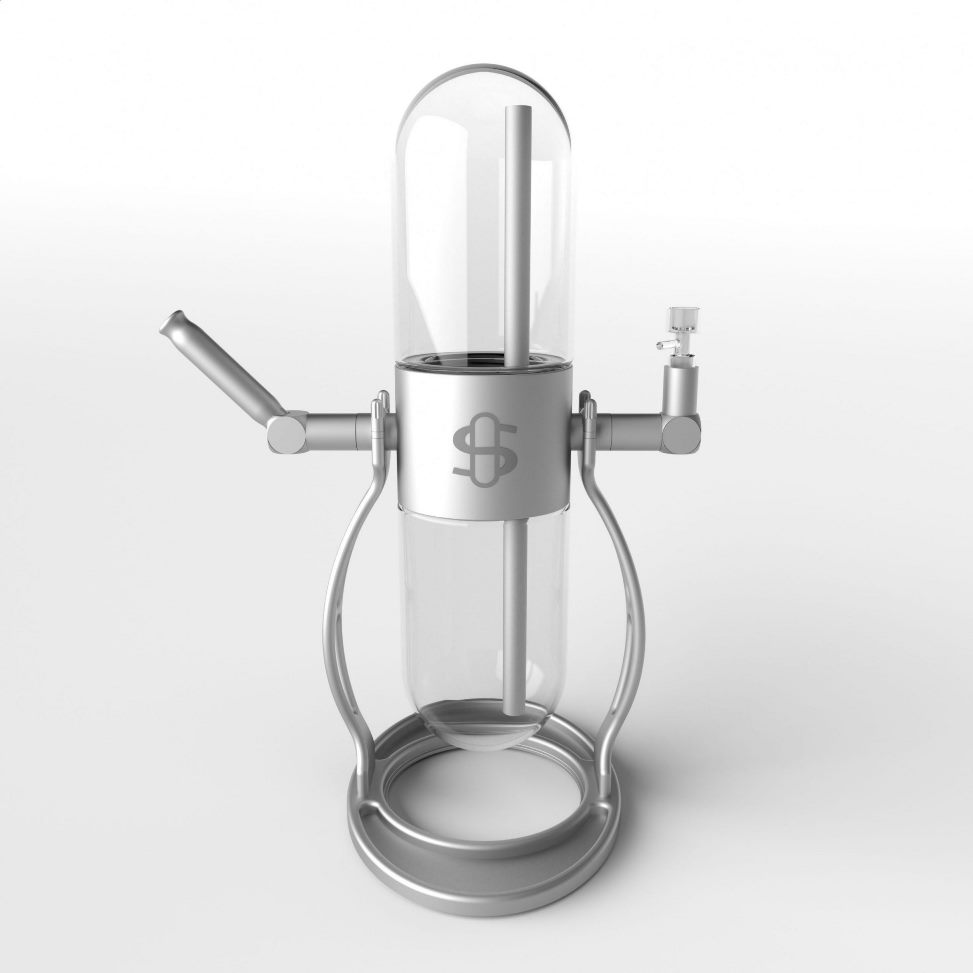 Stündenglass Gravity Infuser - Polished Silver - Xhale City