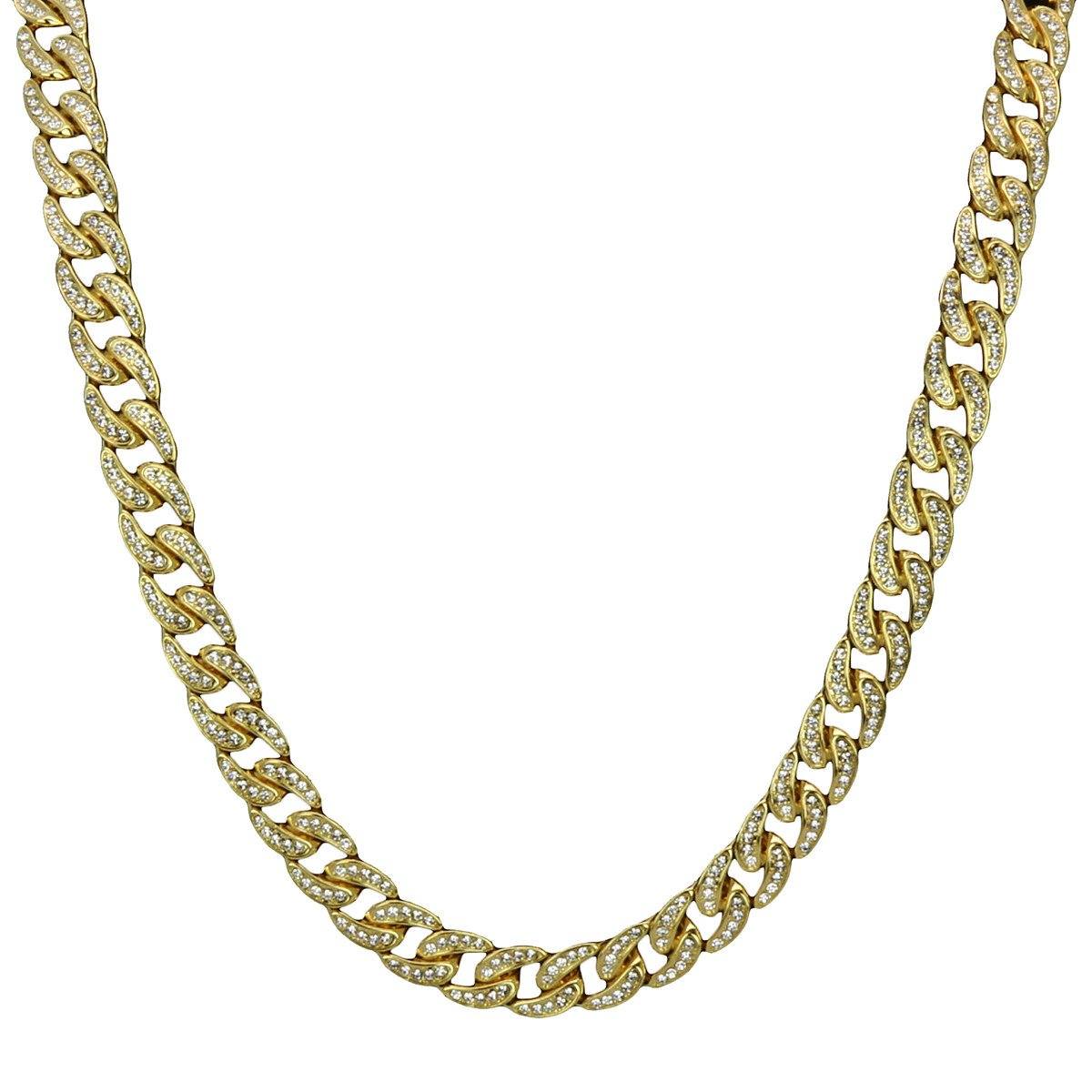 Cuban Chain | FULLY ICED OUT BOX LOCK | Blingkingstar Jewelry ...