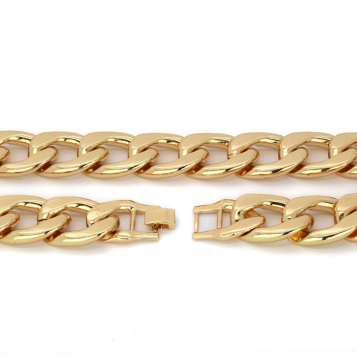 Gold Plated 20mm 30 Inch Cuban Chain | BlingKingStar | Free Shipping