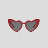 Gafas De Sol 70s HEART ROJO MAROON