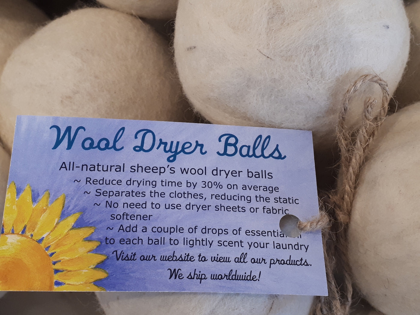 how to add scent to wool dryer balls