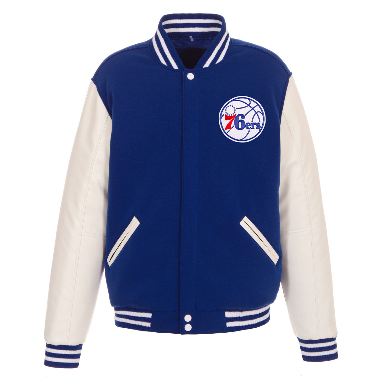 Philadelphia 76ers Reversible Varsity Jacket – JH Design Group
