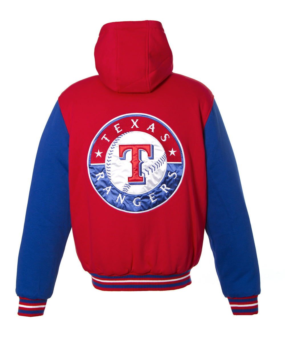 Texas Rangers Reversible Two Tone Fleece Jacket Jh Design Group 