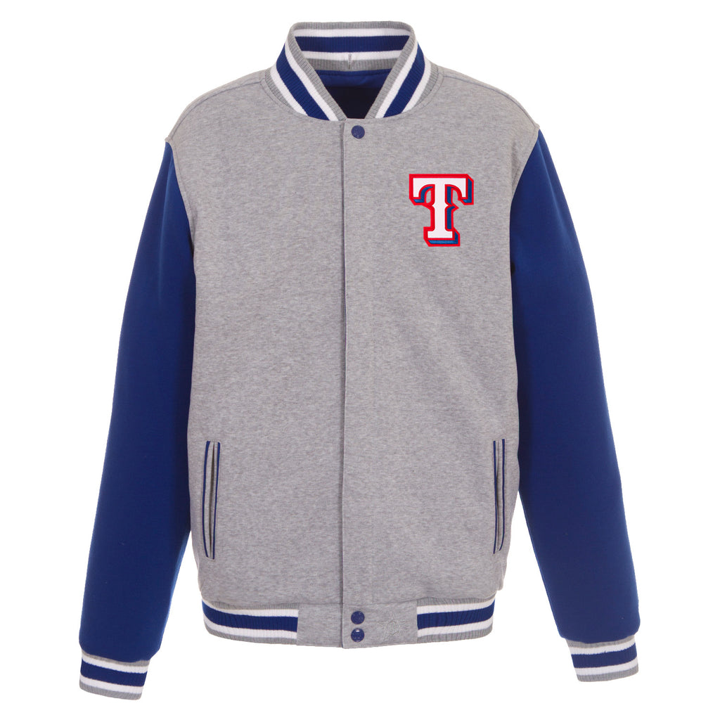 Texas Rangers Reversible Fleece Jacket – JH Design Group