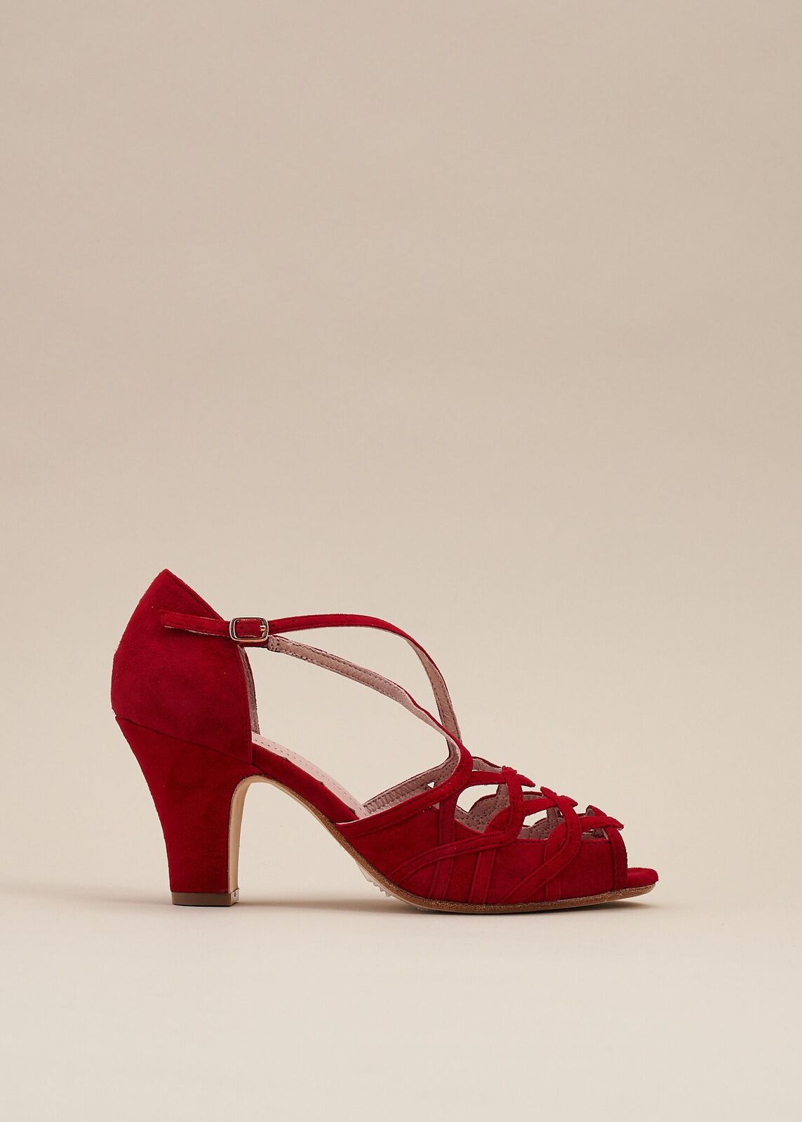 Adele Red Suede