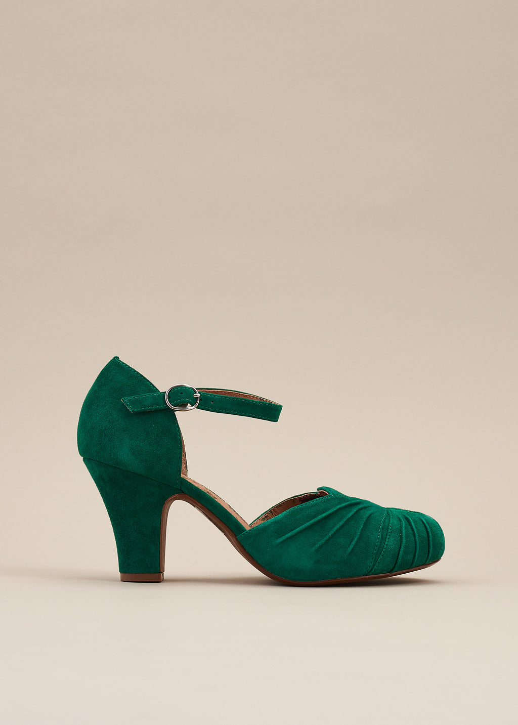 emerald green court shoes uk