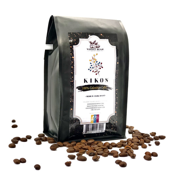 100% colombian Kikos coffee