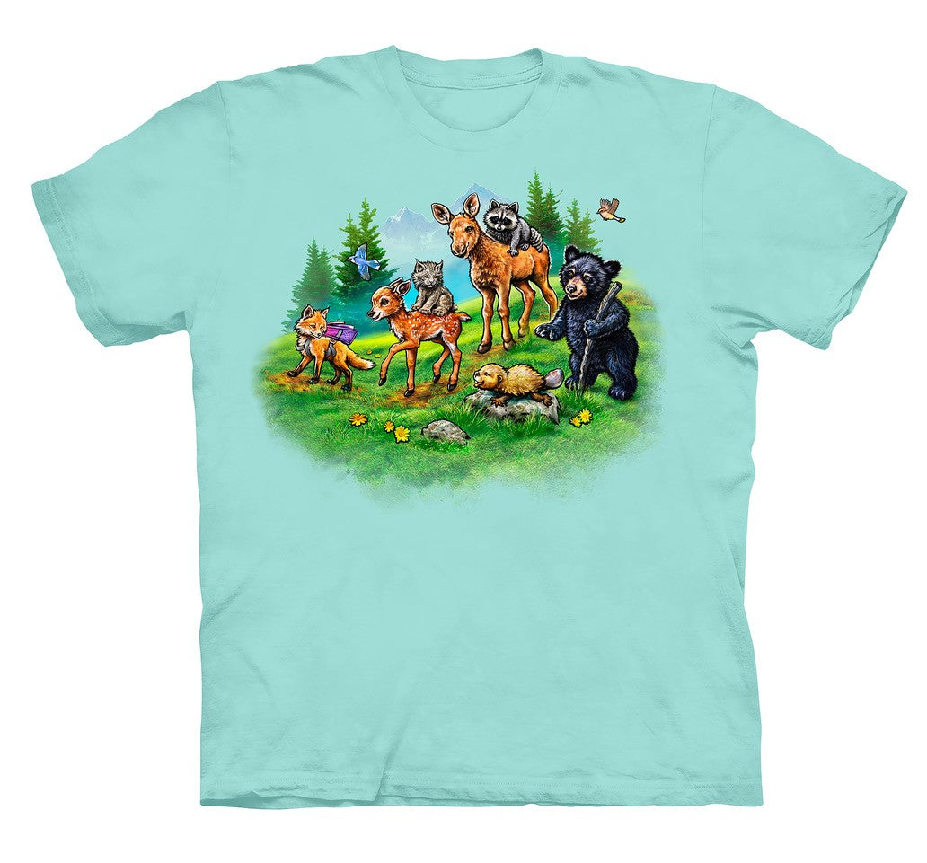 Youth Wildlife Collage T-Shirt