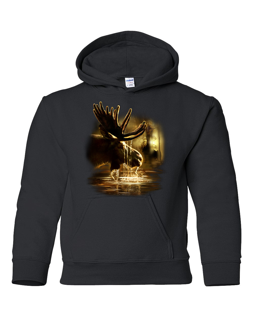 Moose Reflections - Hooded Sweatshirt