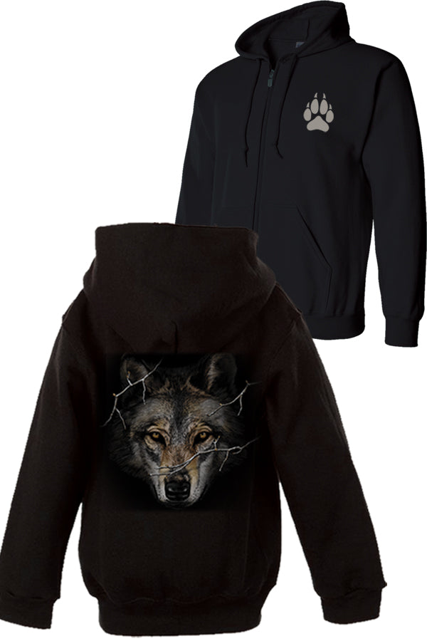 Adult Wolf Trilogy Hooded Sweatshirt