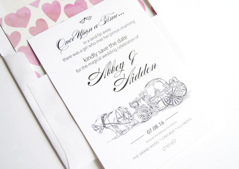 Save The Dates Tagged Cinderella Magicwand Ink