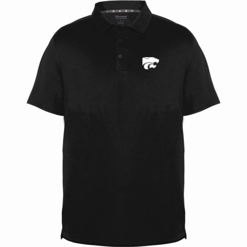 Kansas State Wildcats Champion Black Active Luxe Polo - 2009274
