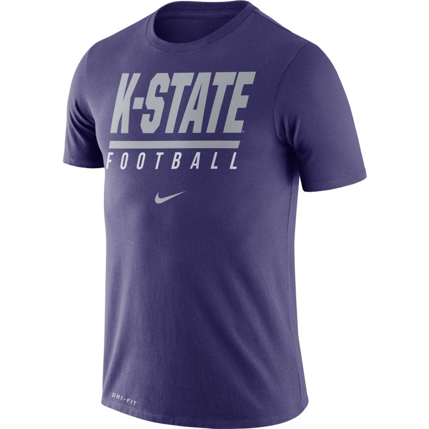 Kansas State Wildcats Nike Dri-Fit Cotton Icon Wordmark T-Shirt - 2007 ...