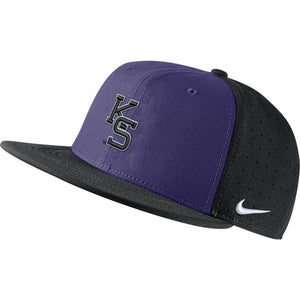 black and purple nike hat