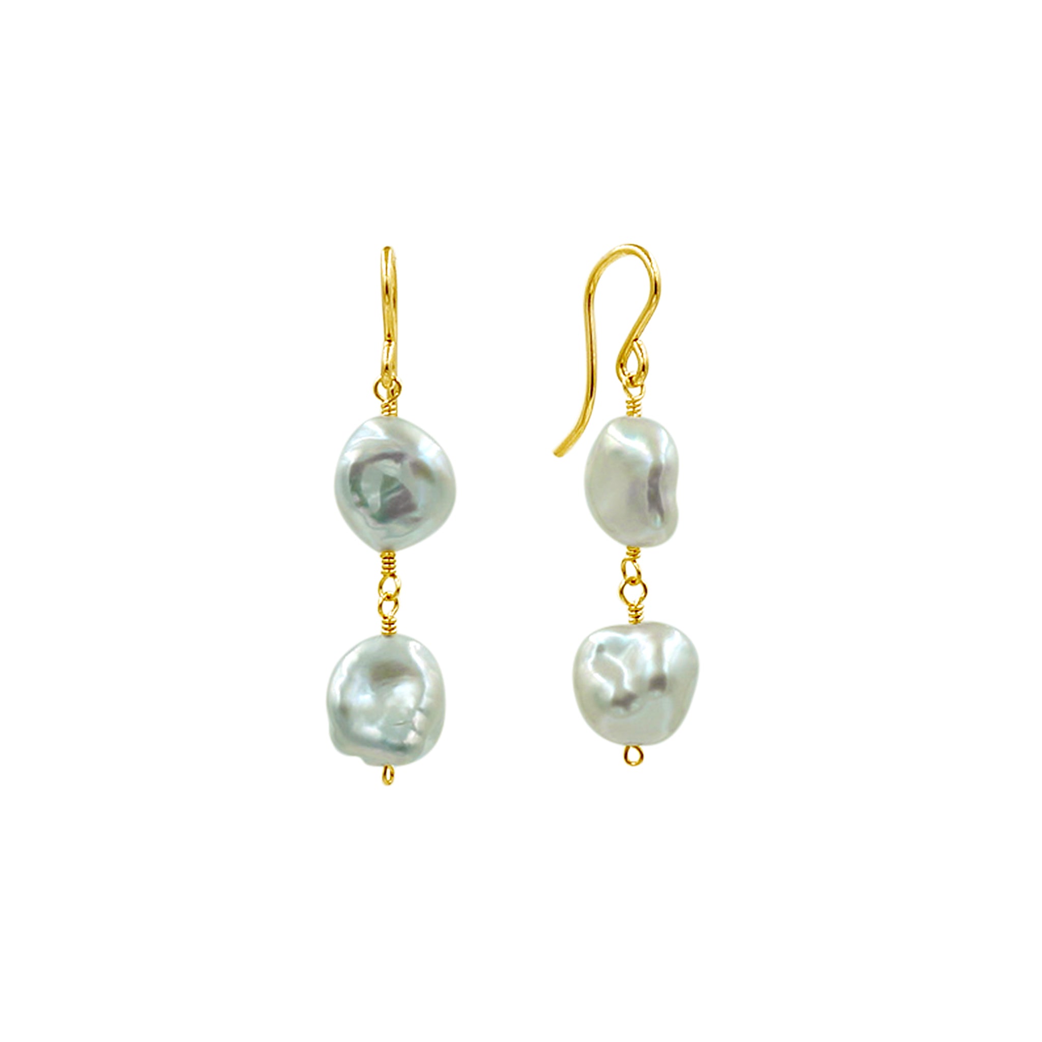 Baroque Gorgeous Pearl Earrings – Sati Gems Hawaii