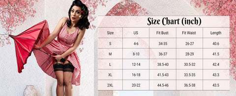 A-line Dress Size Chart
