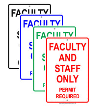 Employee Only Signs Faculty And Staff Only Metal Signs Sign Fever