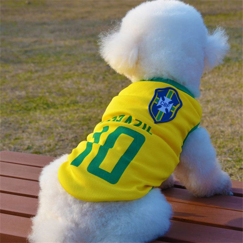 custom dog football jersey
