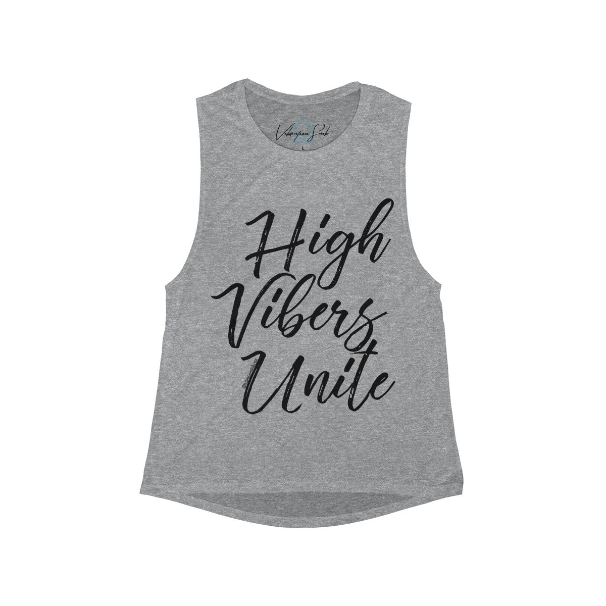 High Vibers Unite - Women's Flowy Scoop Muscle Tank