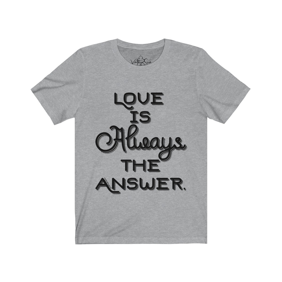 Love Is Always The Answer - Men's Jersey Short Sleeve Tee