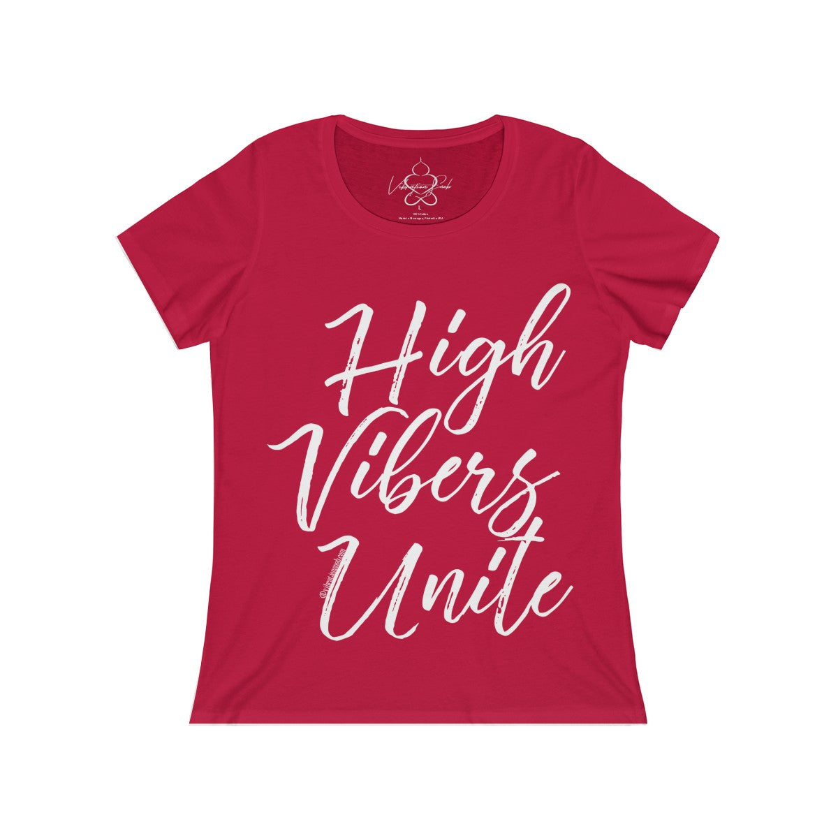 High Vibers Unite - Women's Relaxed Jersey Short Sleeve Scoop Neck Tee