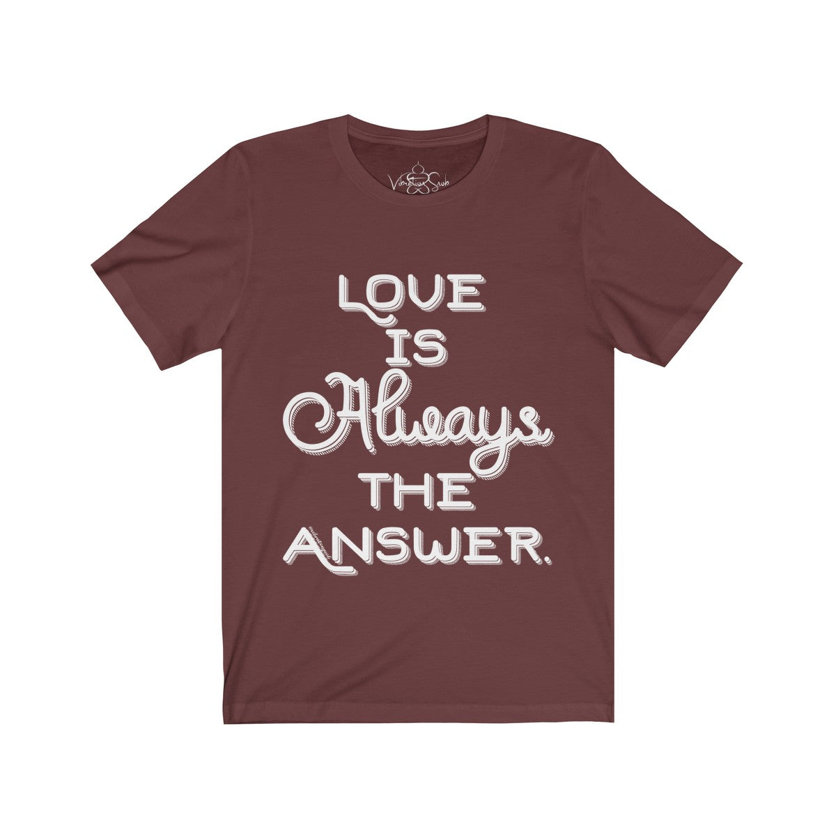 Love Is Always The Answer - Men's Jersey Short Sleeve Tee