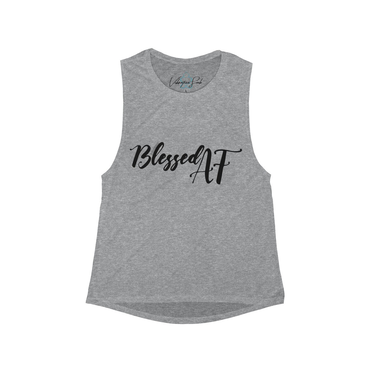 Blessed AF - Women's Flowy Scoop Muscle Tank