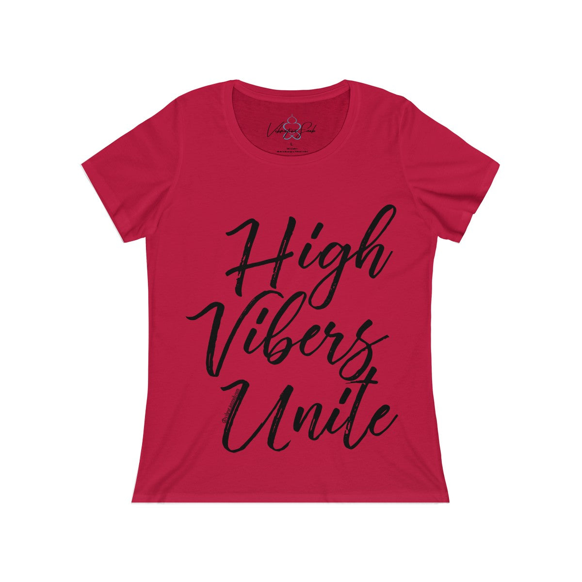 High Vibers Unite - Women's Relaxed Jersey Short Sleeve Scoop Neck Tee