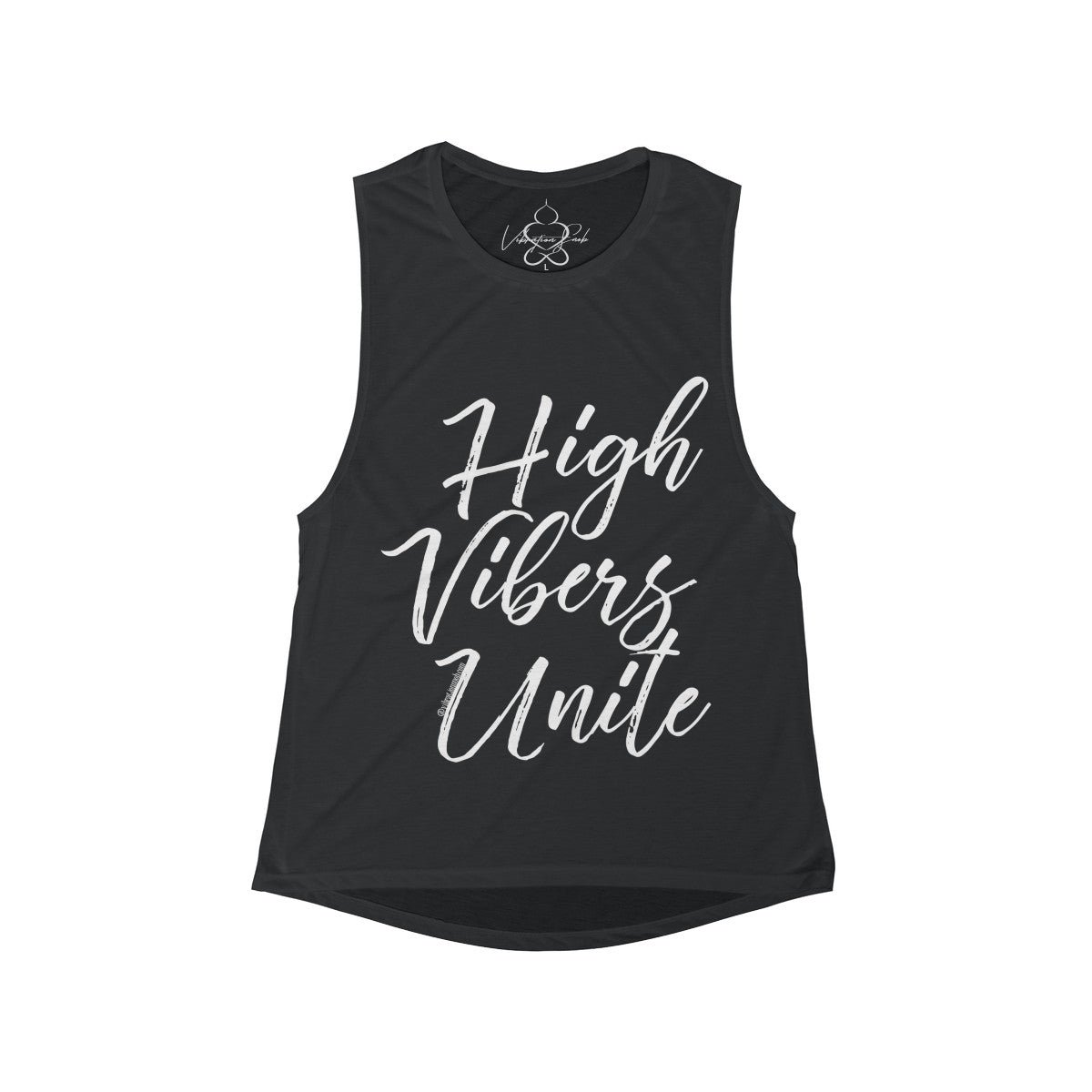 High Vibers Unite - Women's Flowy Scoop Muscle Tank