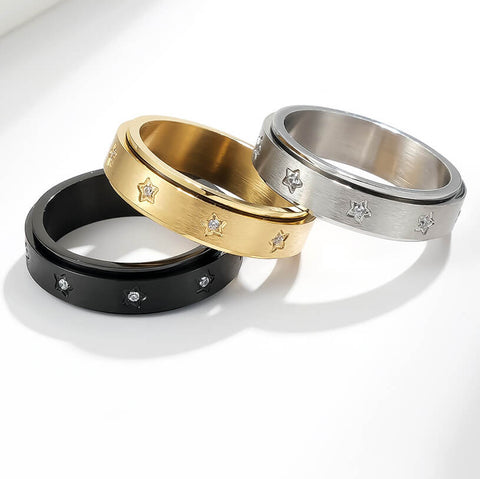 unisex spinner rings