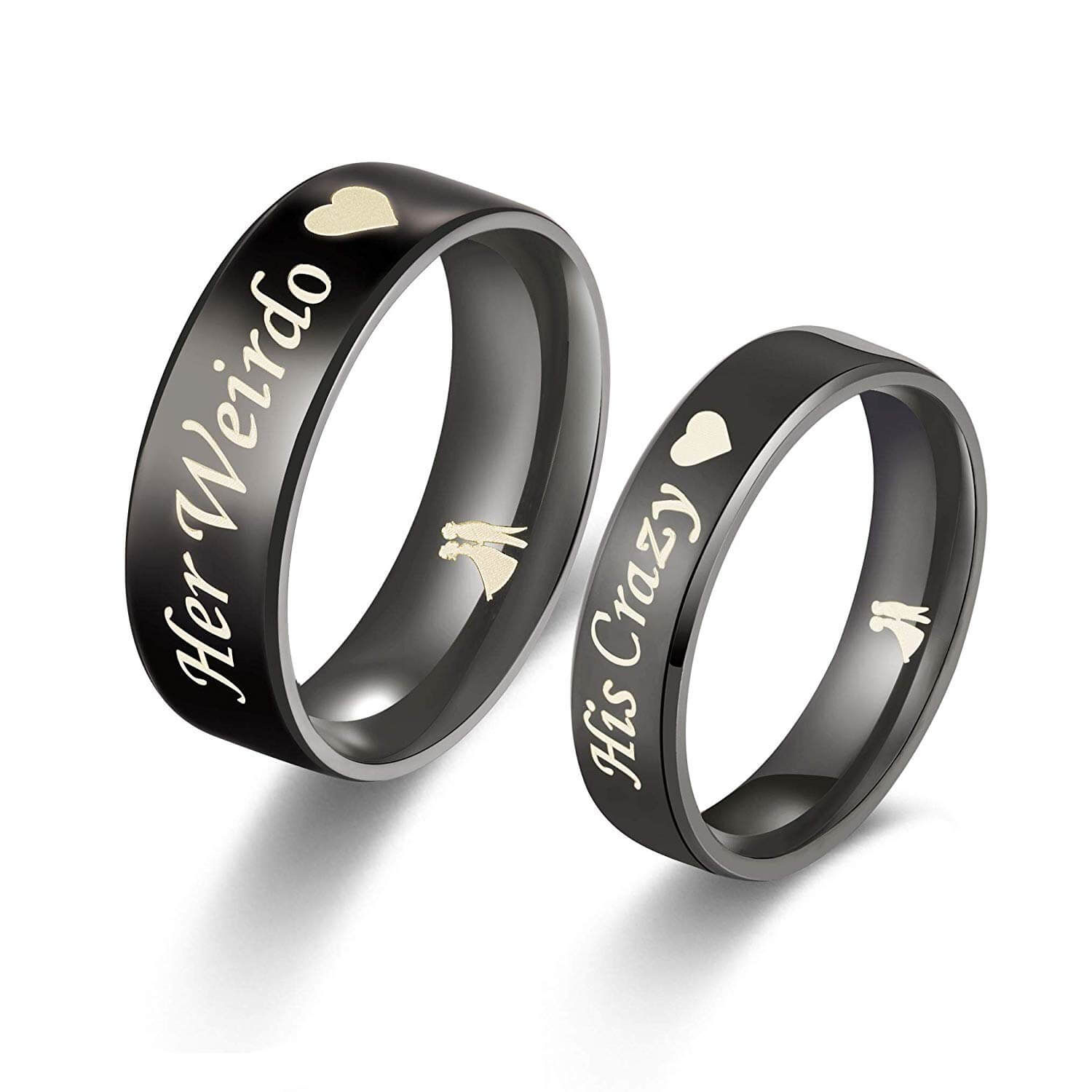 his and her couple rings