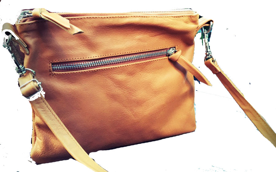 simple leather crossbody bag