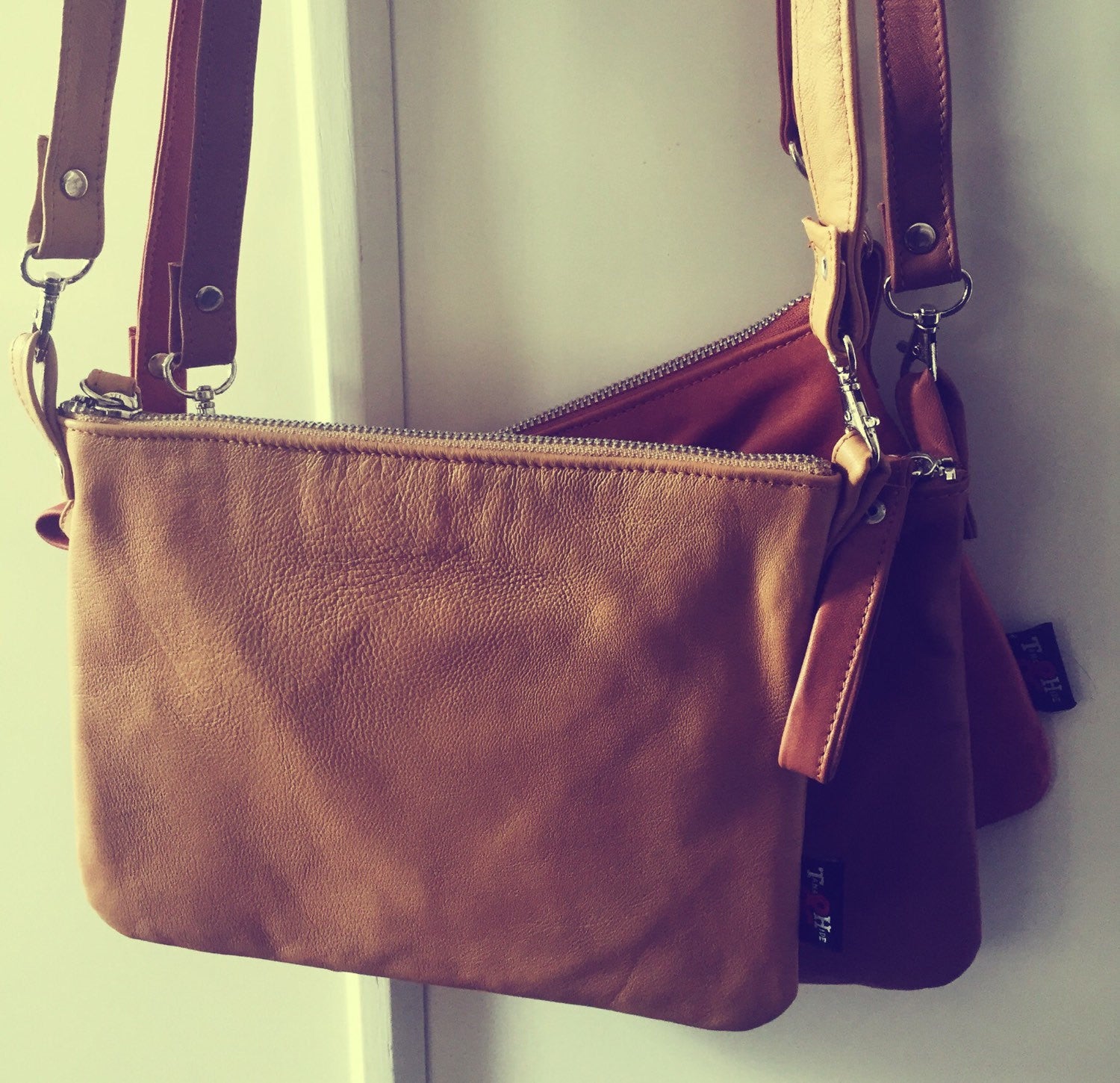 The Hipster-Small Leather crossbody bag. Simple compact and stylish ma - Tana & Hide
