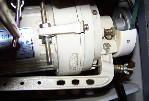 Industrial sewing machine clutch motor
