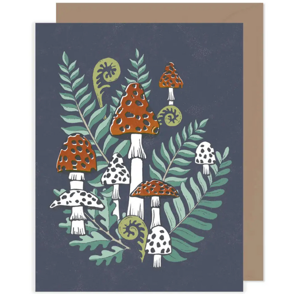 FERNS + TOADSTOOLS EVERYDAY CARD