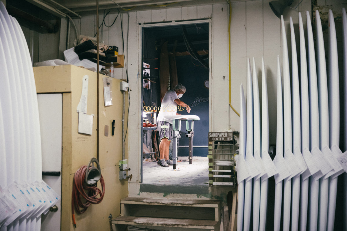 Geoff Madsen, Stewart Surfboards Head Shaper