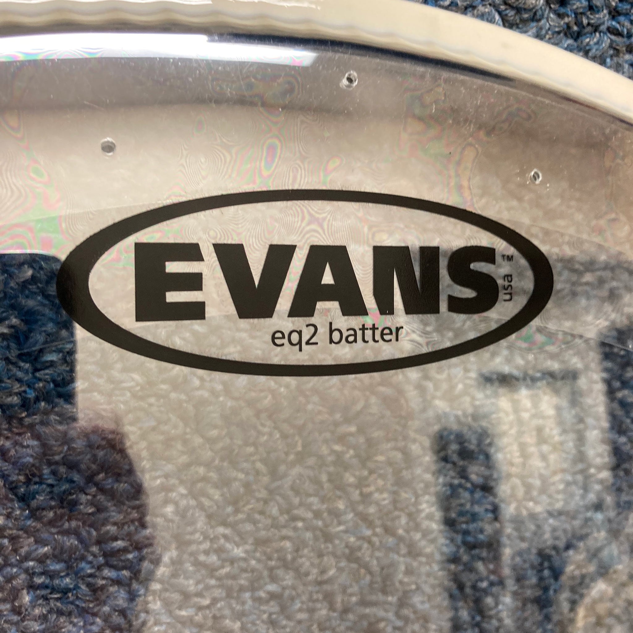evans eq2 bass drum head